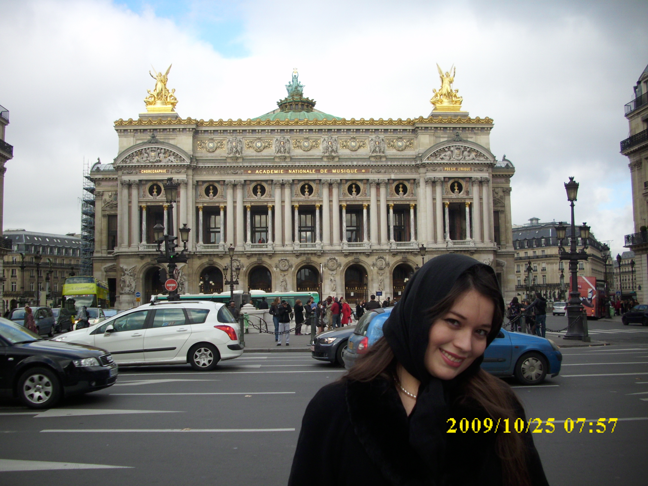 Outside the Opera