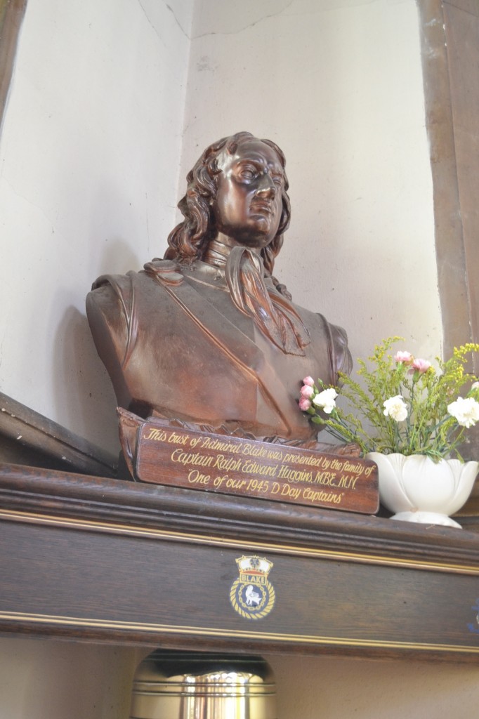 Bust of 17th Century Admiral Blake from Bridgwater. Photo: Andrea Zuvich