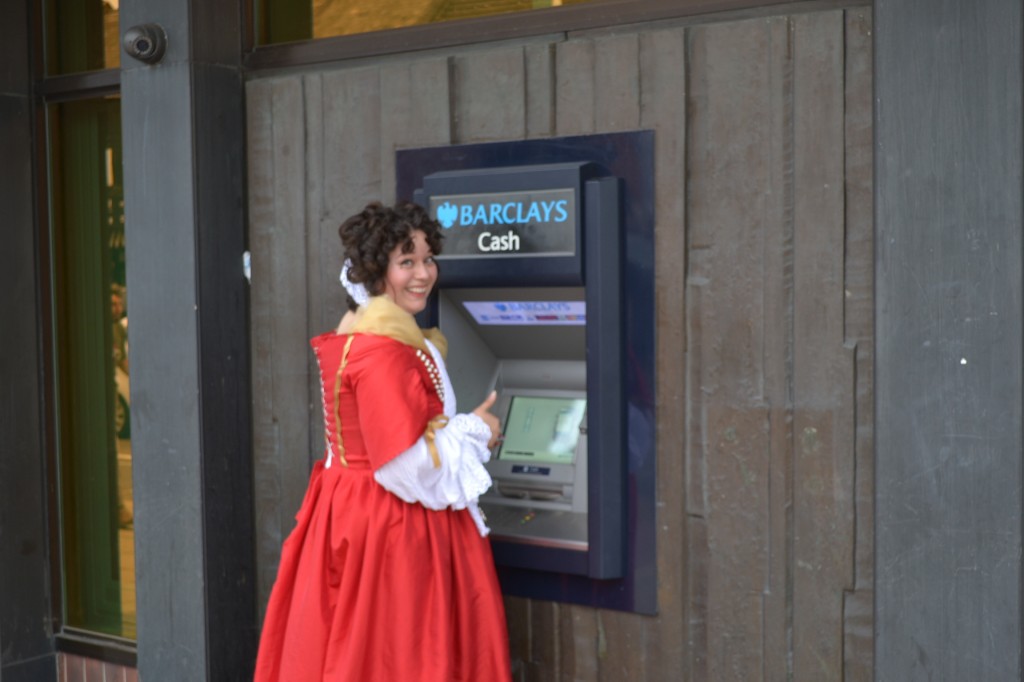 The Seventeenth Century Lady on a 21st Century High Street!
