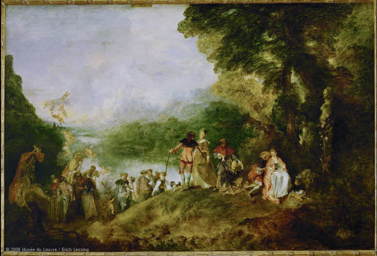 Pélerinage à l'île de Cythère. Image: Musee du Louvre, Paris.