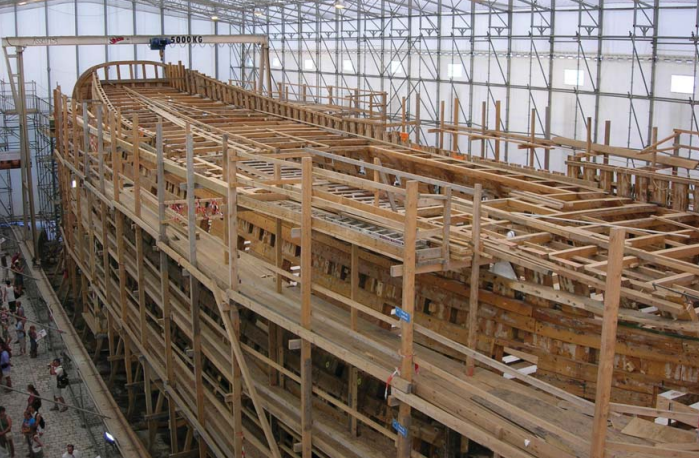 Construction of L’Hermione at Rochefort © Hermione.com