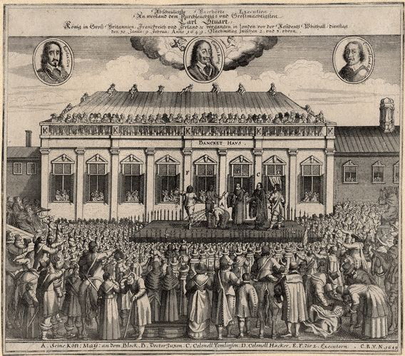 NPG D1306,The execution of King Charles I,after Unknown artist