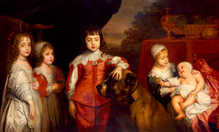 Five Children of King Charles I after Sir Anthony Van Dyck. Image: National Portrait Gallery, London.
