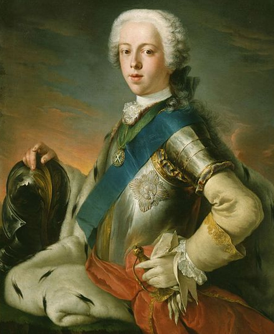 James II's grandson, Charles Edward Stuart, "Bonnie Prince Charlie".