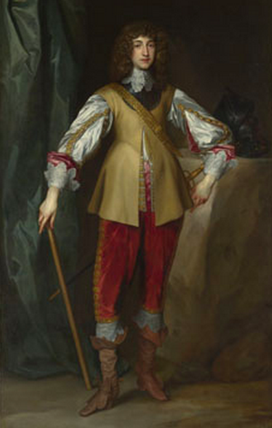 Prince Rupert, Count Palatine, about 1637. Studio of Anthony van Dyck. © The National Gallery, London.