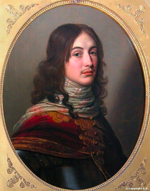 Portrait de Robert (Rupert), duc de Cumberland by Honthorst. Image: A.K. via The Stuart Kings Tumblr