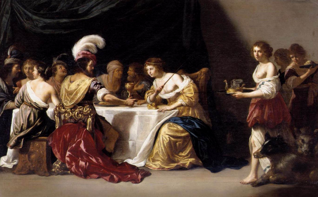 BIJLERT, Jan van Ulysses and Circe. Oil on panel, 51 x 81 cm Private collection, Web Gallery of Art.