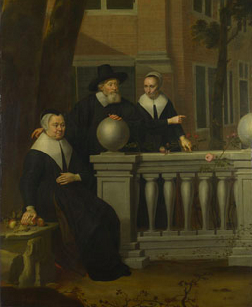 "Portrait of an Elderly Man and Two Women", probably 1660s, Jan van Bijlert. © The National Gallery, London.