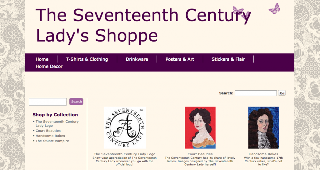 The Seventeenth Century Lady's Shoppe