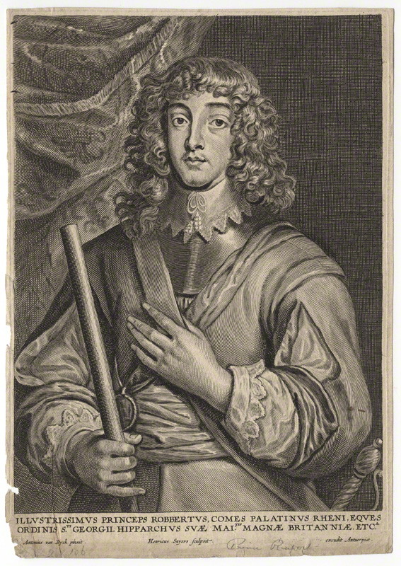 Prince Rupert, Count Palatine NPG D18151; Prince Rupert, Count Palatine by Hendrik Snyers, after Sir Anthony Van Dyck