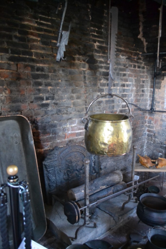 Kitchen fireplace