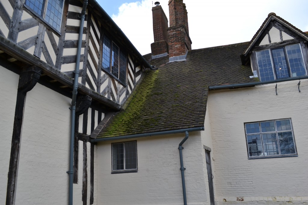 Side-rear view of Blakesley Hall, Photo: Andrea Zuvich
