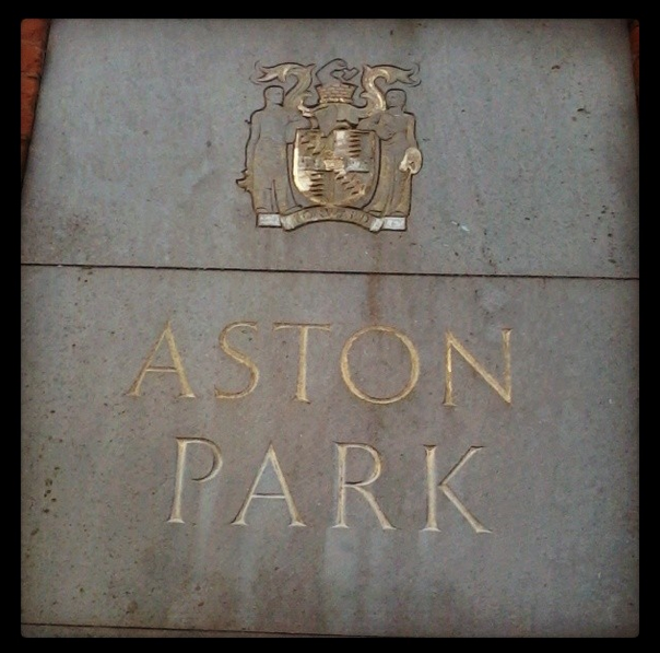 Aston Park entrance. Instagram photo by Andrea Zuvich
