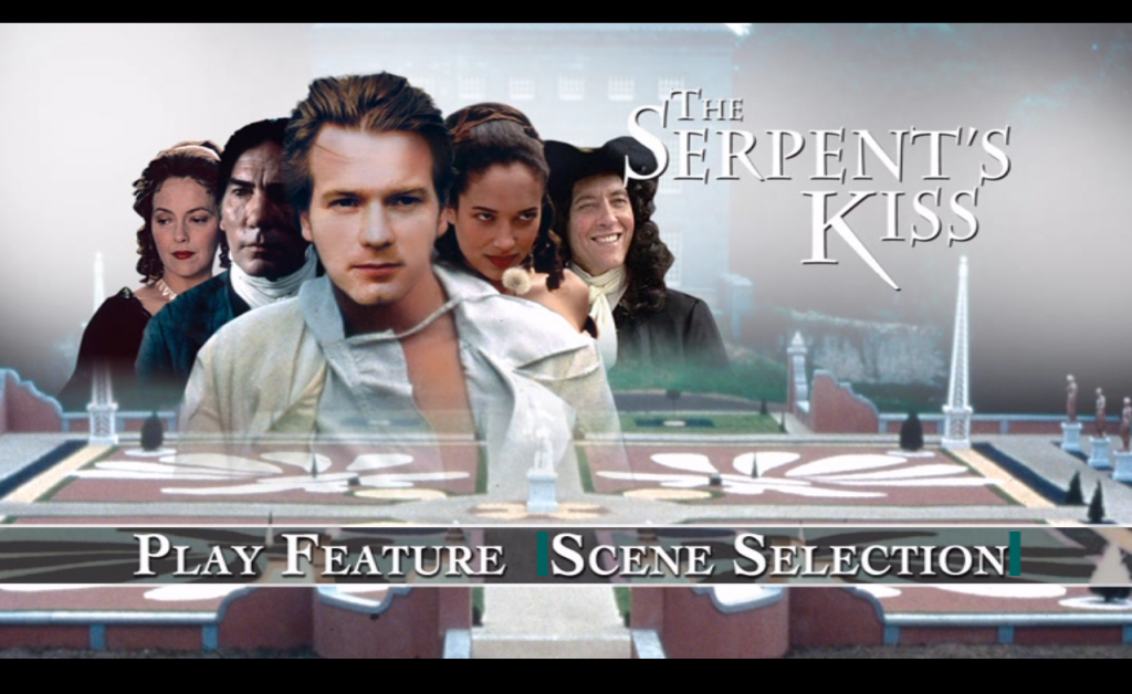 The Serpent's Kiss Menu