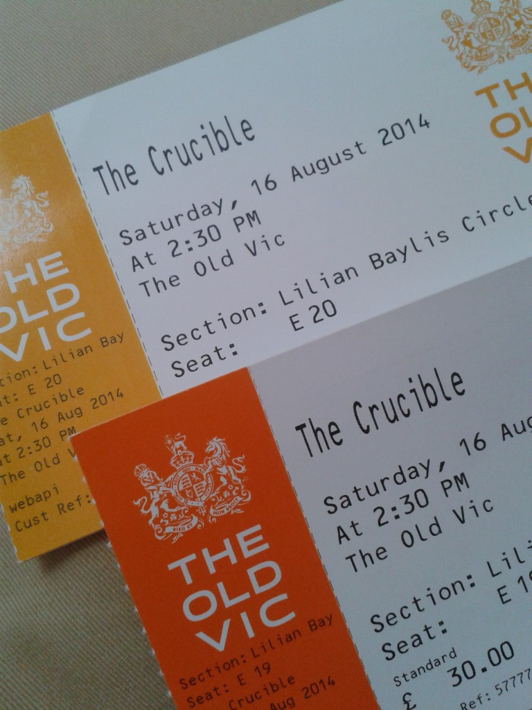 The Crucible tickets