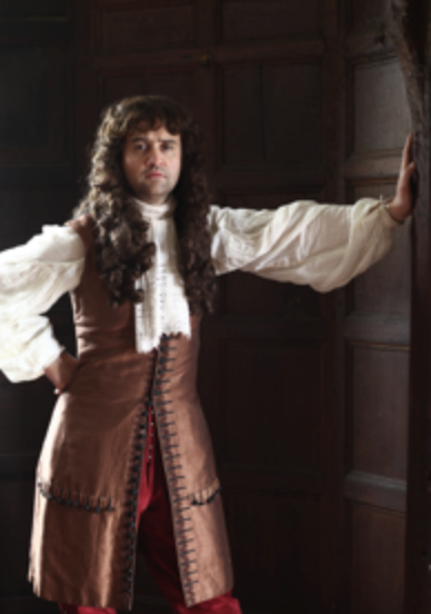 Daniel Mays as Samuel Pepys. © ITV 2014