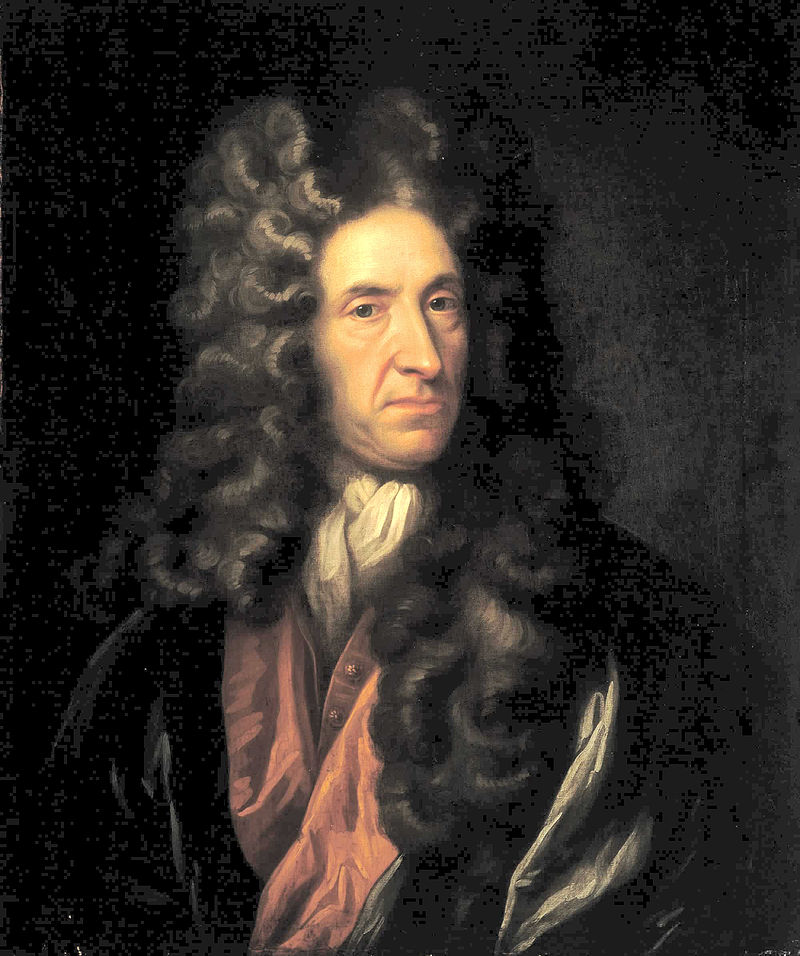 Portrait of Defoe by unknown artist. Public domain.