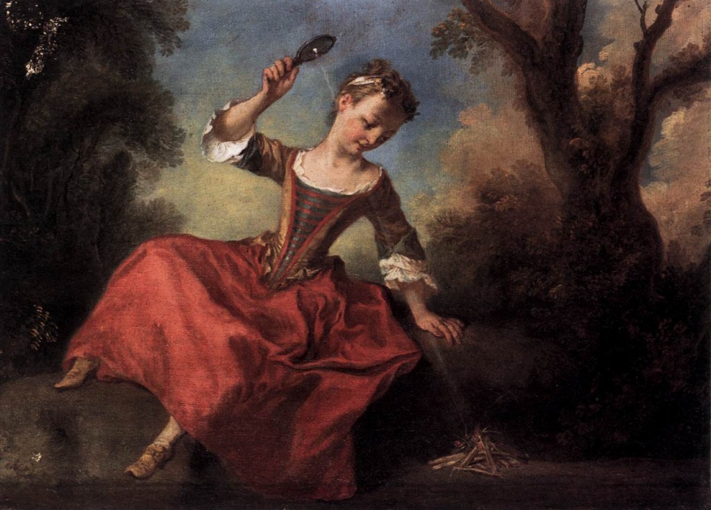 "The Burning Glass". Schloss Charlottenburg, via WGA.