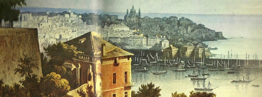 Old Image of Genoa and its Harbor
