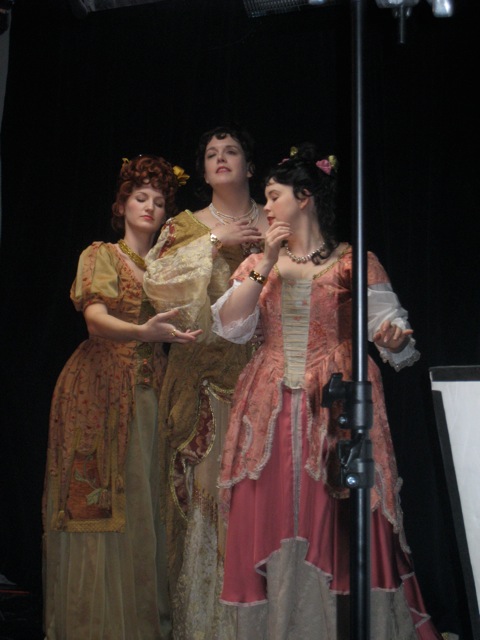 Filming for Early Music Television
