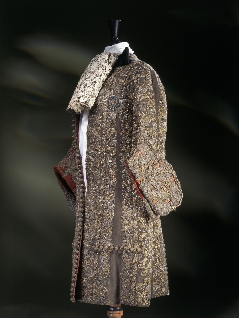 Suit worn by James, Duke of York, at his wedding to Mary of Modena, 1673, © Victoria and Albert Museum, London.