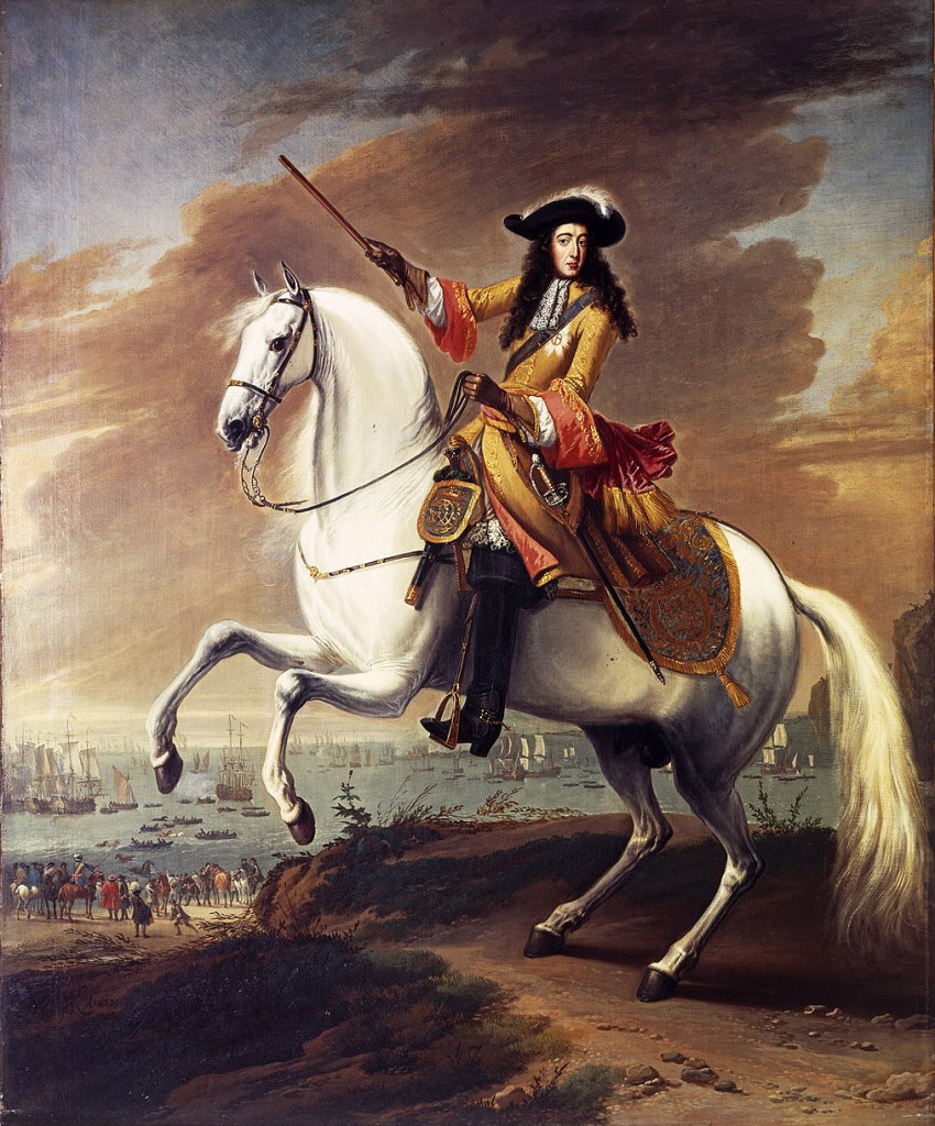 William III landing at Brixham, Torbay, 5 November 1688. Jan Wyck. BHC3095 © National Maritime Museum.