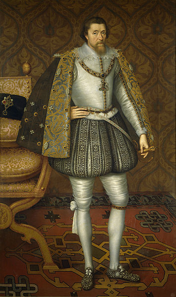 James VI & I. Attributed John de Critz. 1606. Museo Nacional de Prado Madrid.